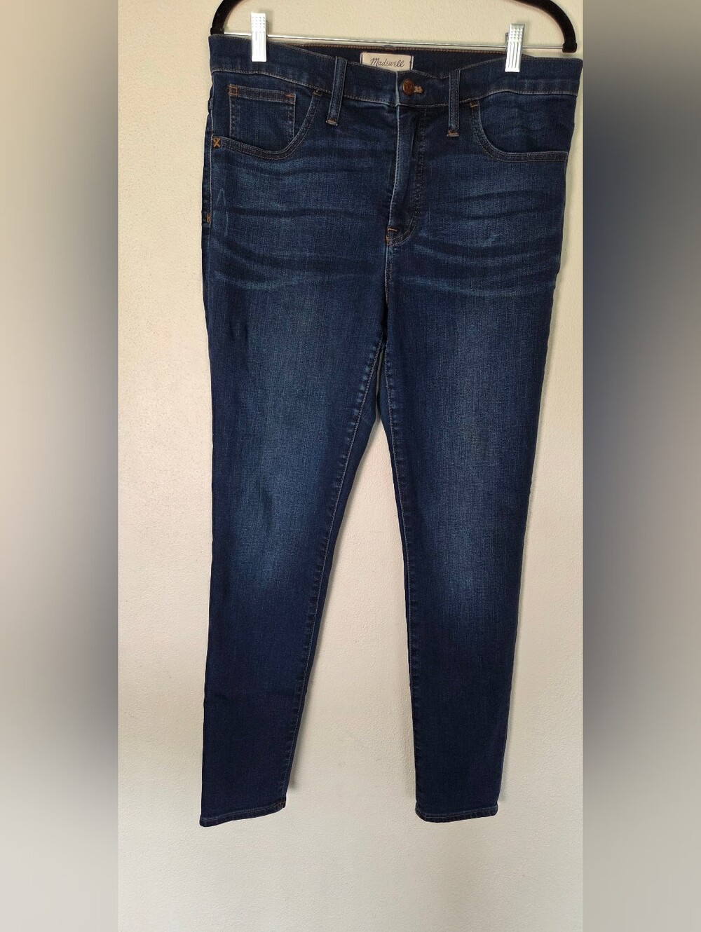 Madewell | Dark Wash Roadtripper High-Rise Skinny Jeans | 31